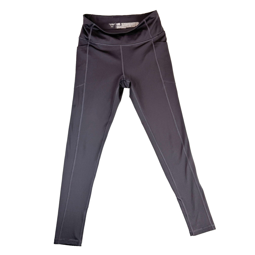 Victorias Secret Gray High Rise Pocket Leggings Size 6 Athletic Yoga Pants - Picture 2 of 10